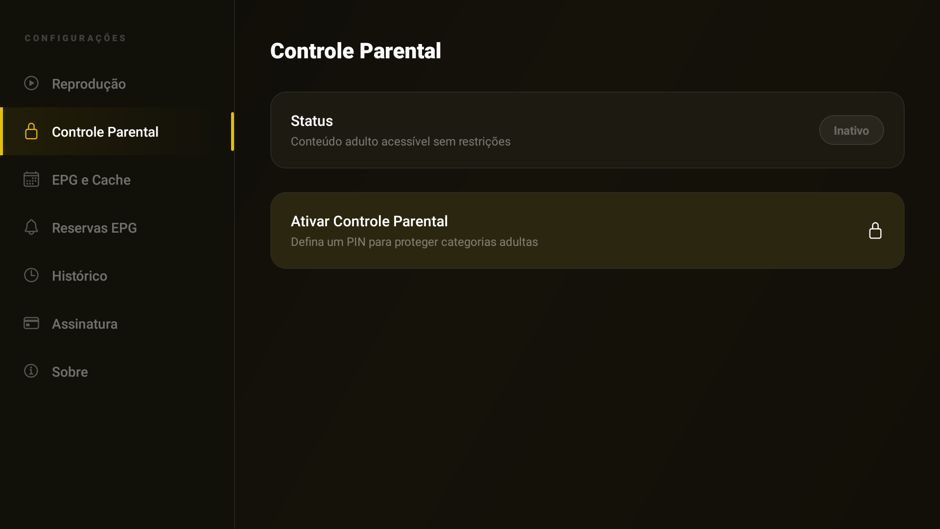 Controle Parental